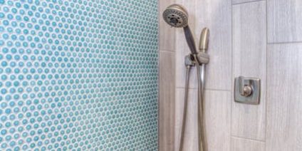 tiling a shower